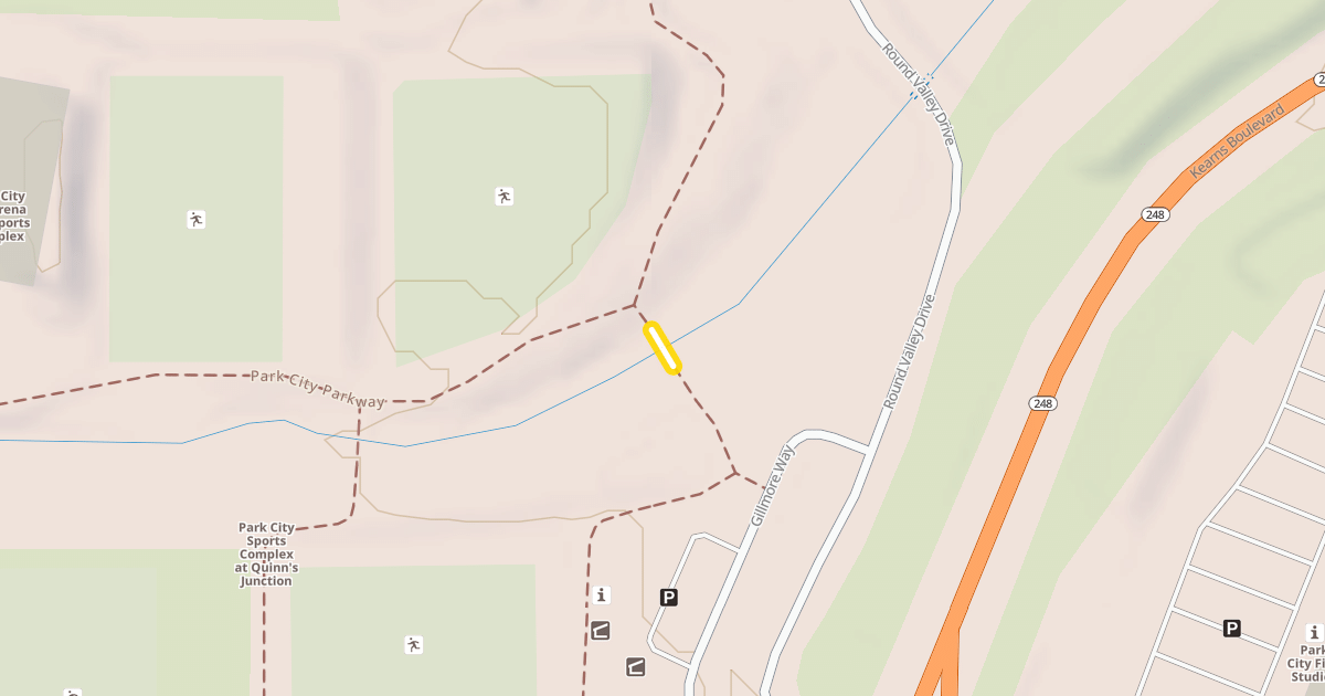Map preview of Park City Parkway
