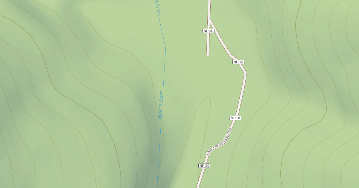Map preview of USFS Motor Vehicle Use Map Roads {1355A676-6D5F-4730-8FE9-6AD4AF306A70}