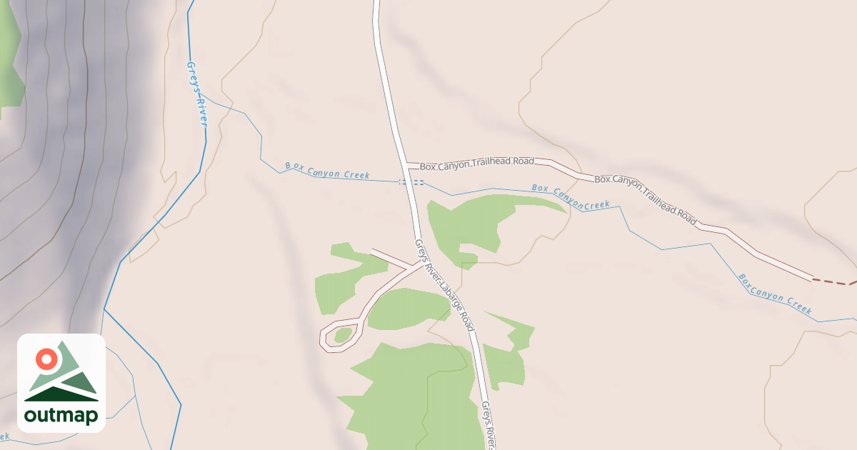 Map of DICK CREEK EAST