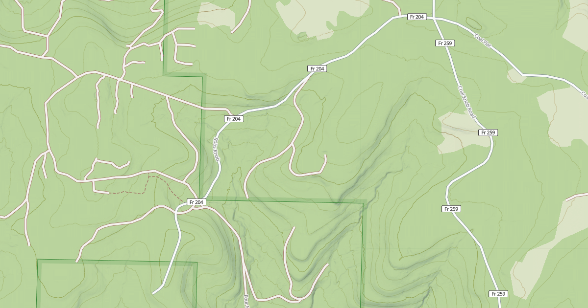 Map preview of ROBS KNOB