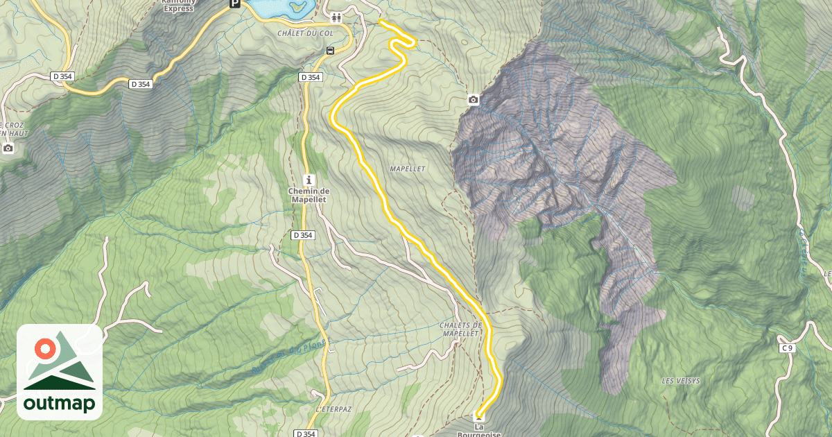 Map of La Bourgeoise