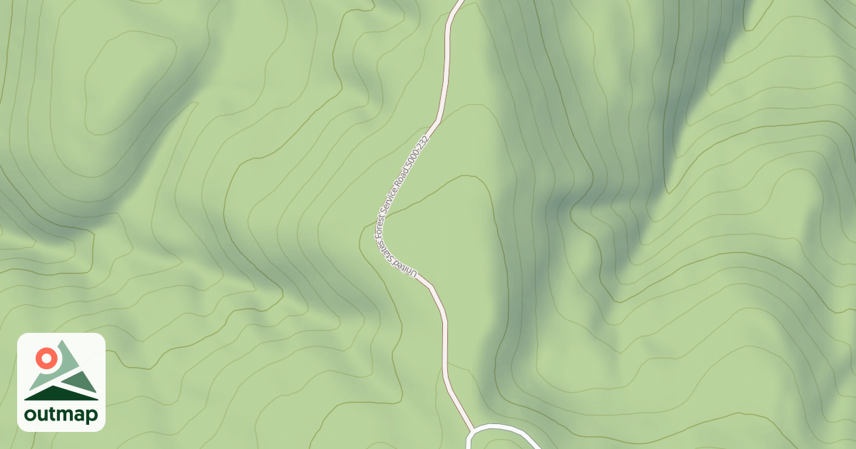 Map of USFS National Forest System Roads {B0DCE42E-6E7D-453E-BB41-50513EC37288}