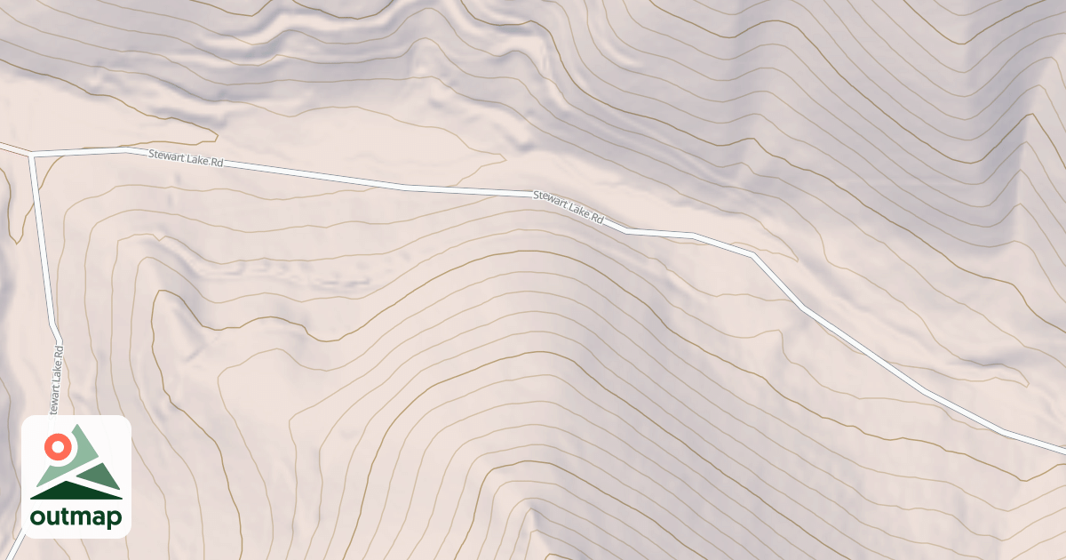 Map of STEWART LAKE SPUR