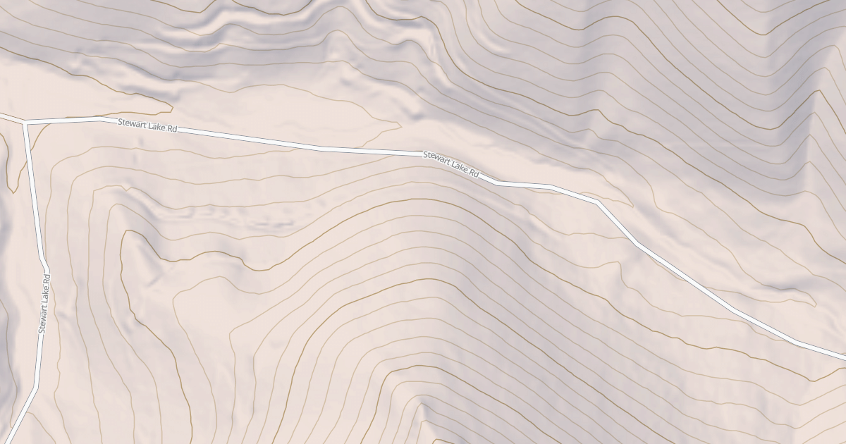 Map preview of STEWART LAKE SPUR