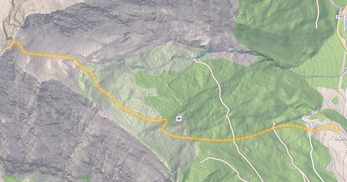 Map preview of Tête de l'Infernet — Les Pras