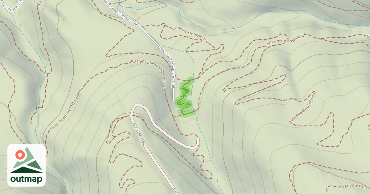 Map of Canyon Hollow