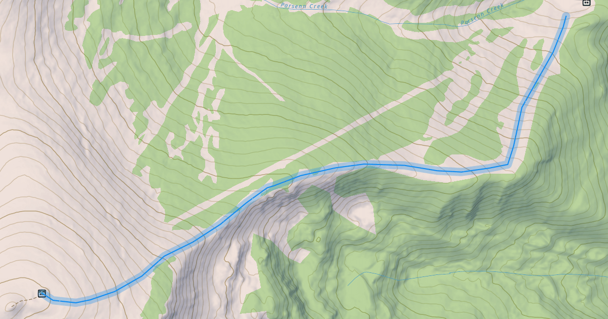 Map preview of Parry's Peek