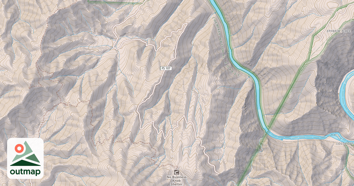 Map of UNAKA SPRINGS
