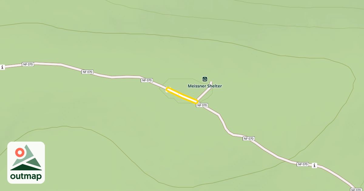 Map of Forest Road 4615-070