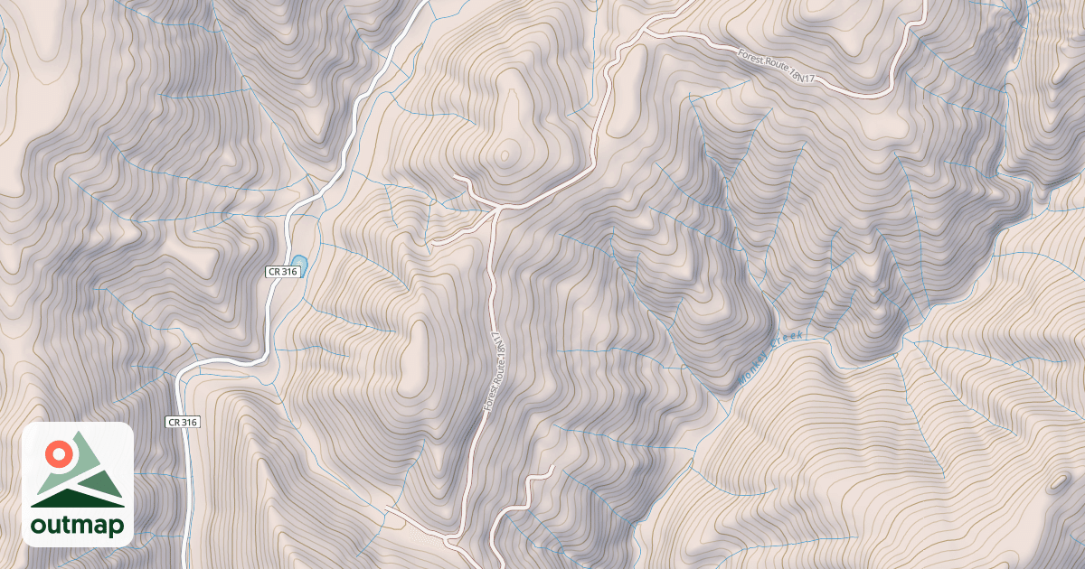 Map of MONKEY-BAKER