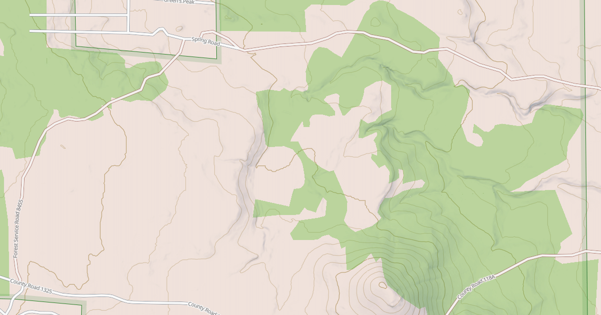 Map preview of USFS National Forest System Roads {11E72CE8-2F6A-4067-B956-63E42E597BA7}