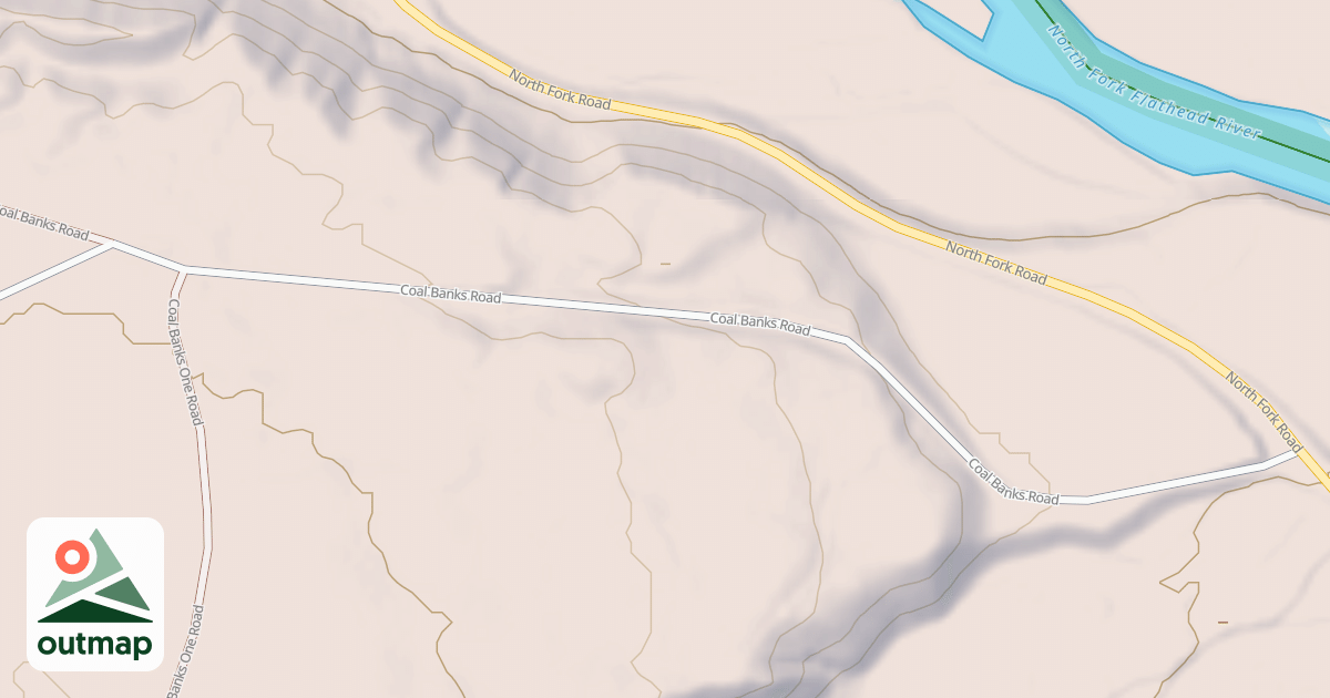 Map of COAL BANKS
