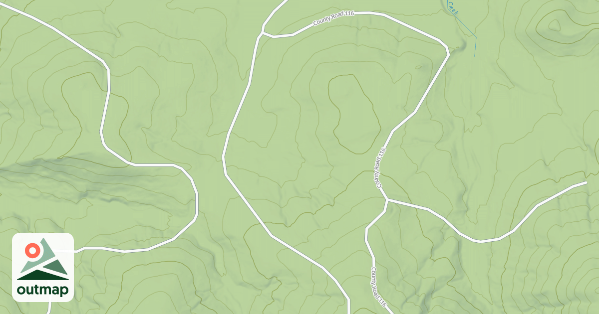 Map of OLD POWELL MTN