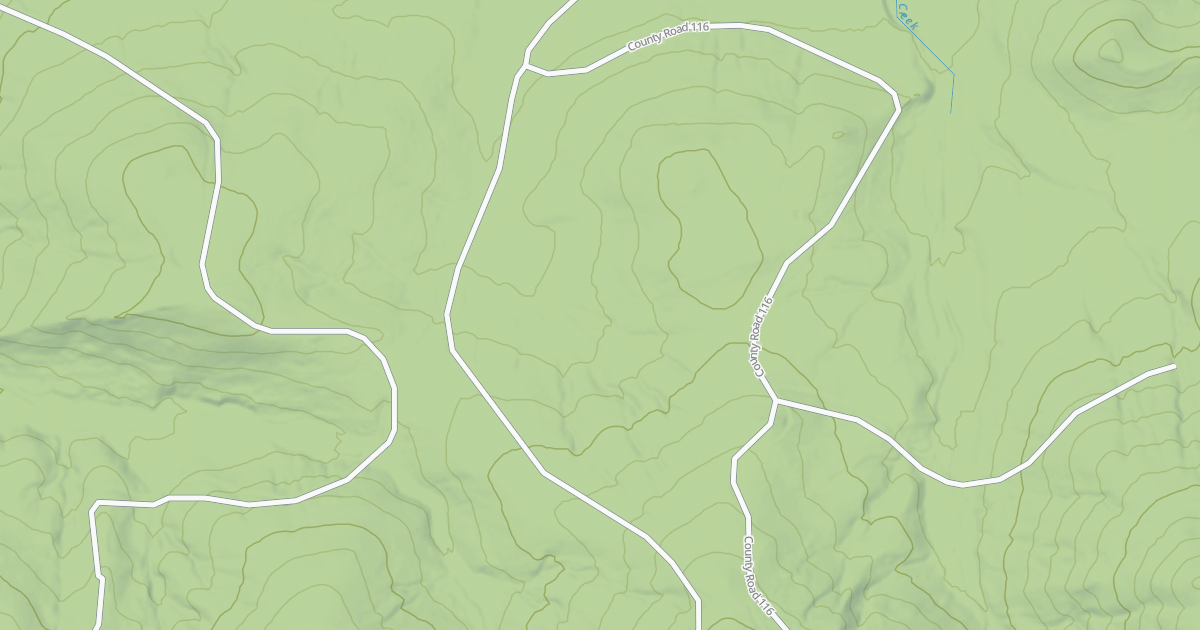 Map preview of OLD POWELL MTN