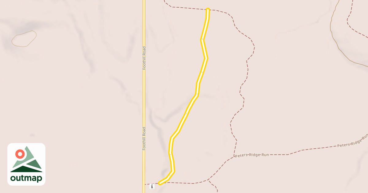 Map of Foothills Flats