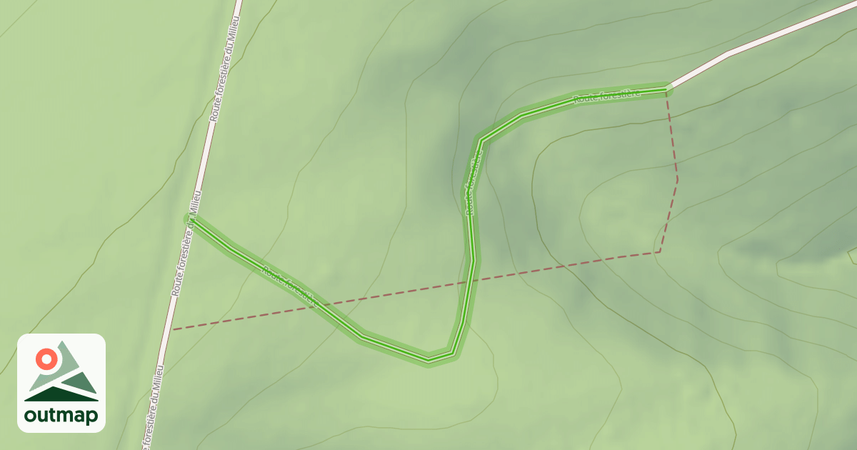 Map of Route forestière