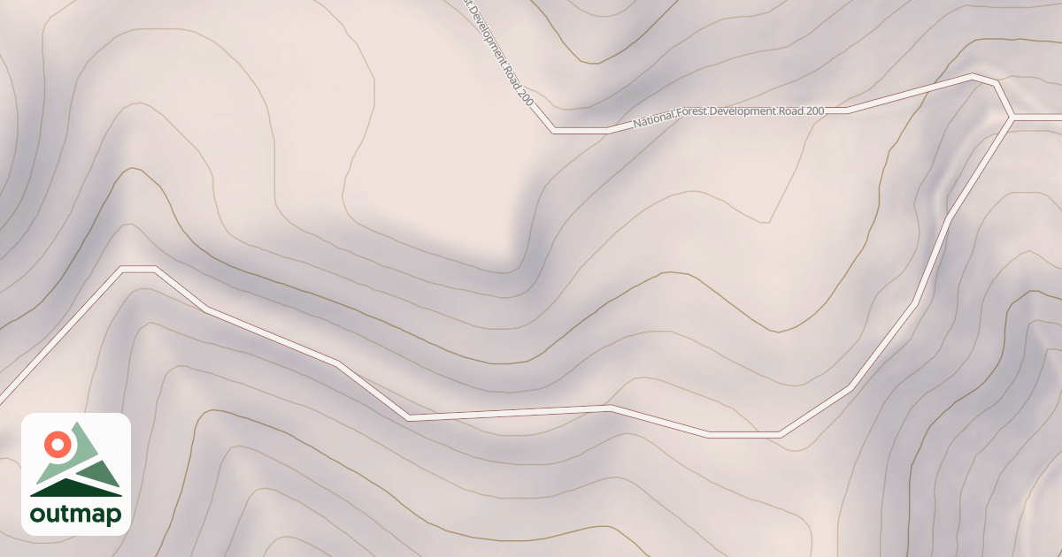 Map of USFS National Forest System Roads {3AD4C280-2DF1-4E30-AAF7-9097B674777E}