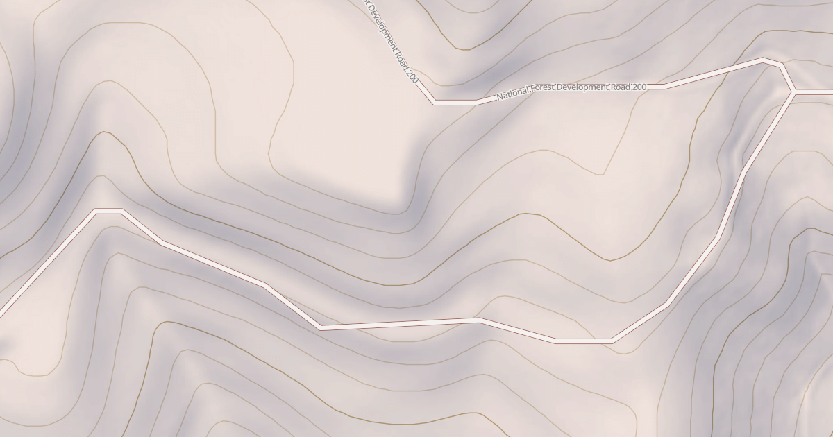 Map preview of USFS National Forest System Roads {3AD4C280-2DF1-4E30-AAF7-9097B674777E}