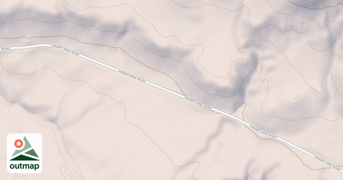 Map of FIFTEEN MILE
