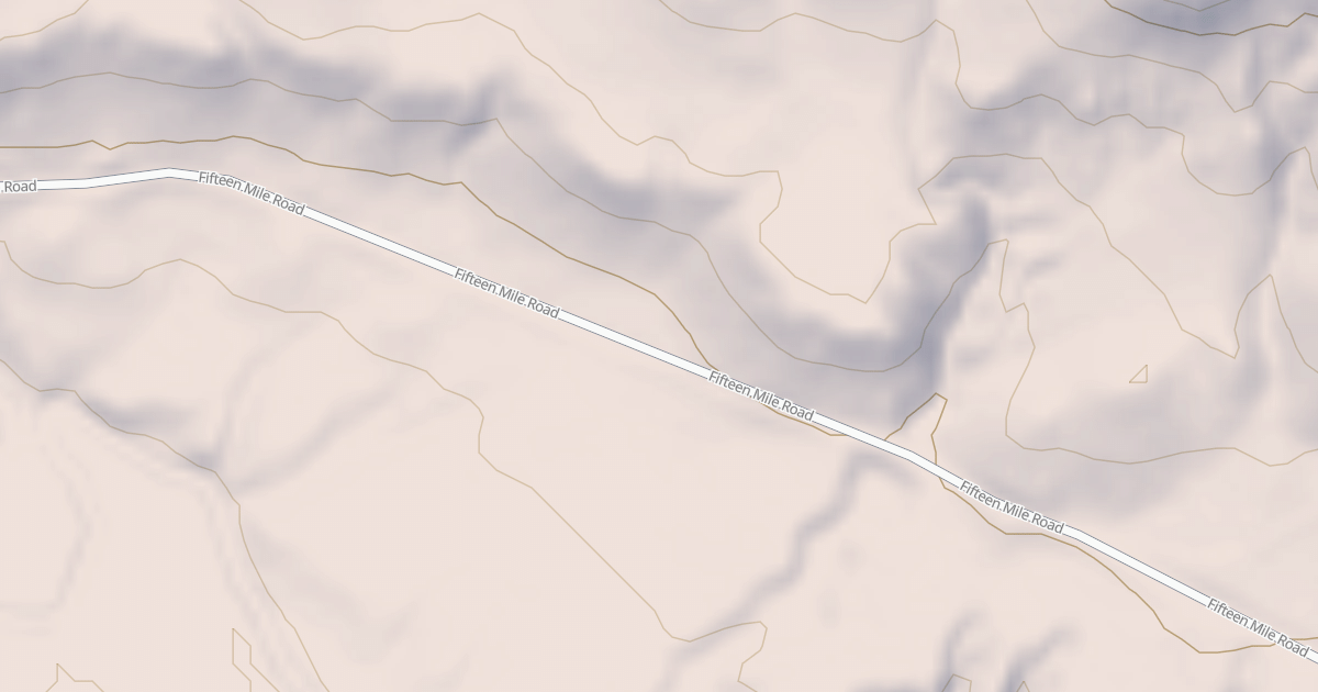 Map preview of FIFTEEN MILE