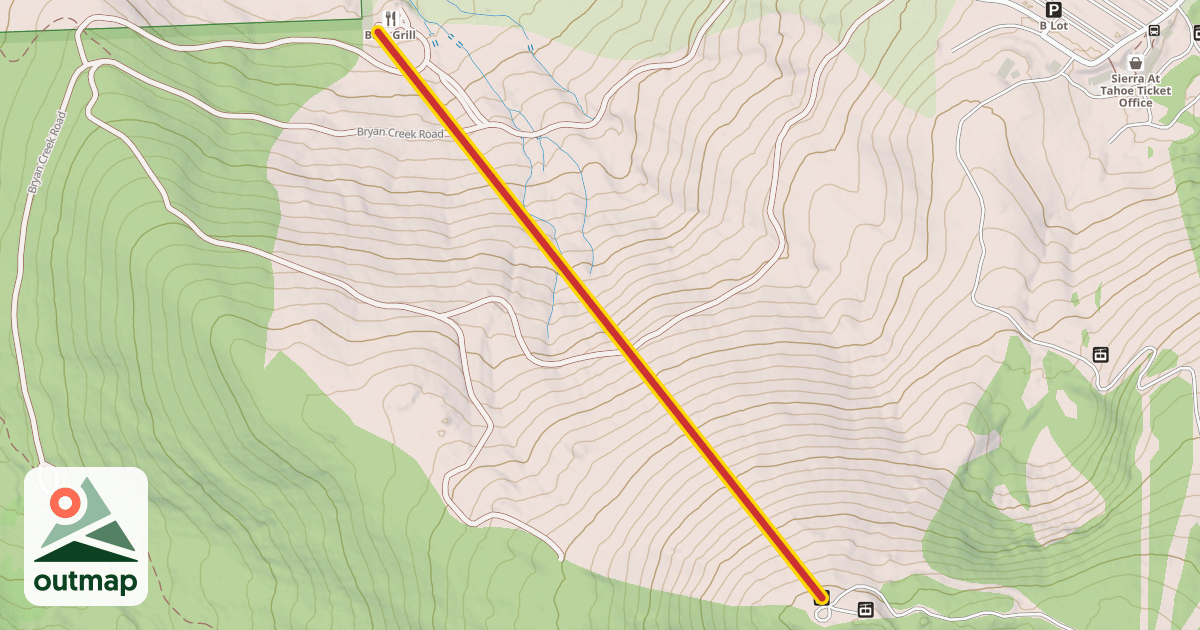 Map of West Bowl Express