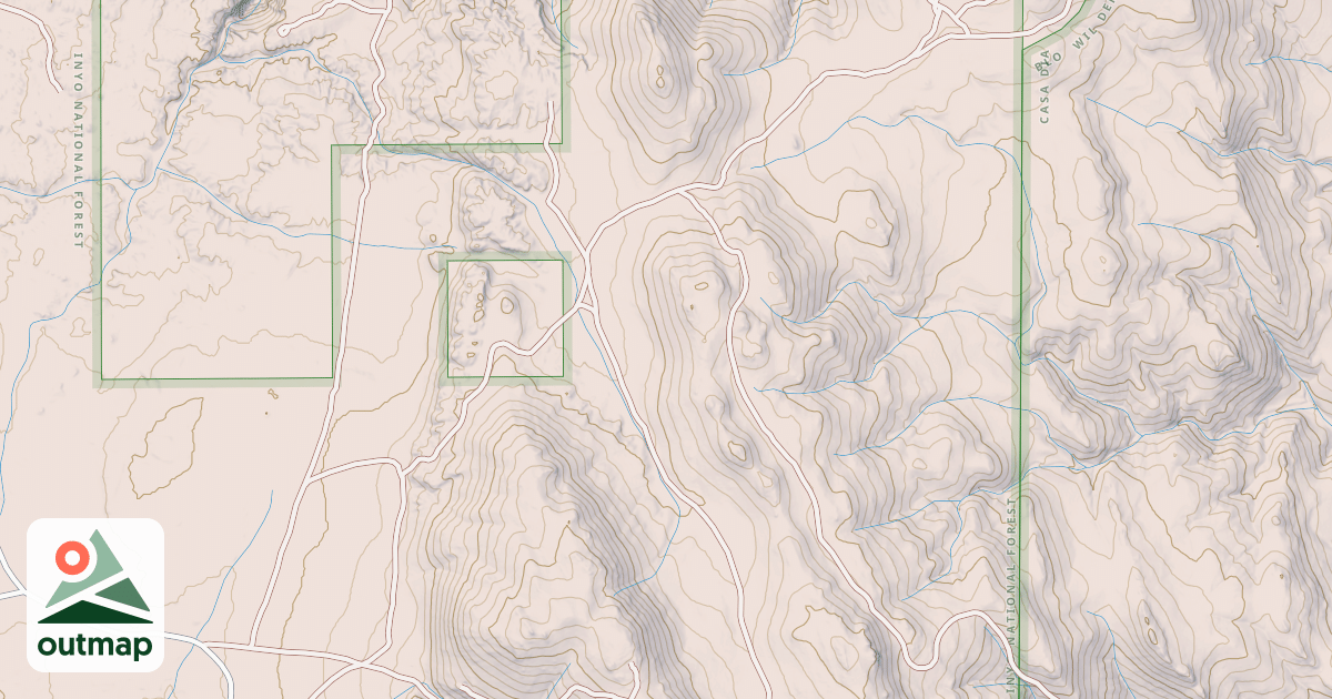 Map of CASA DIABLO MTN