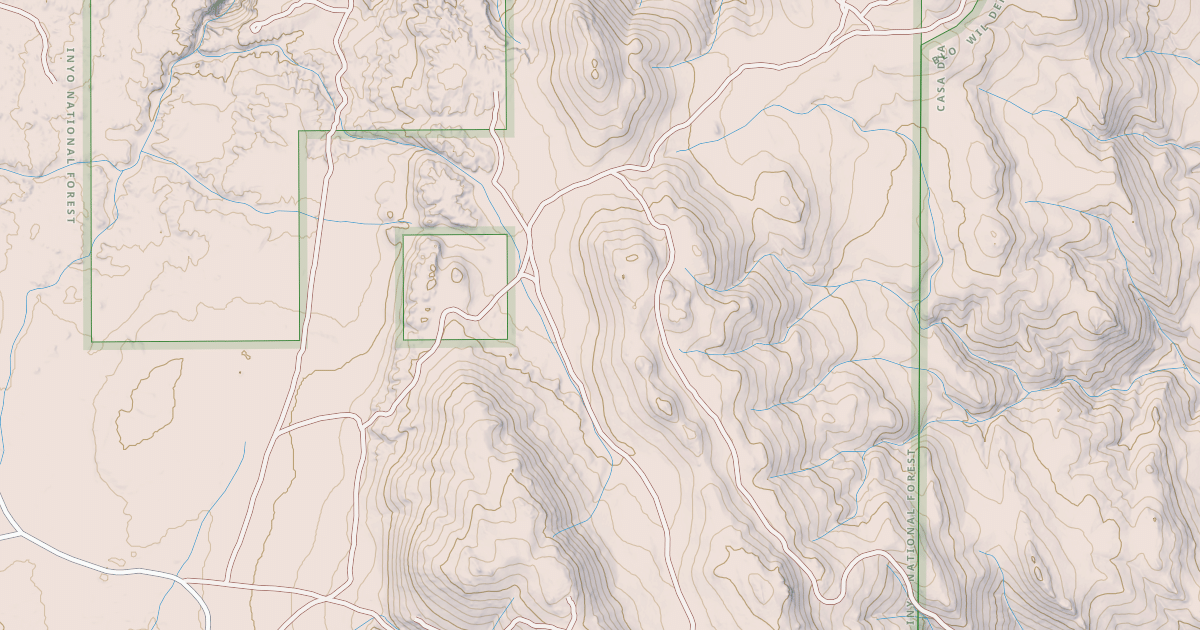 Map preview of CASA DIABLO MTN