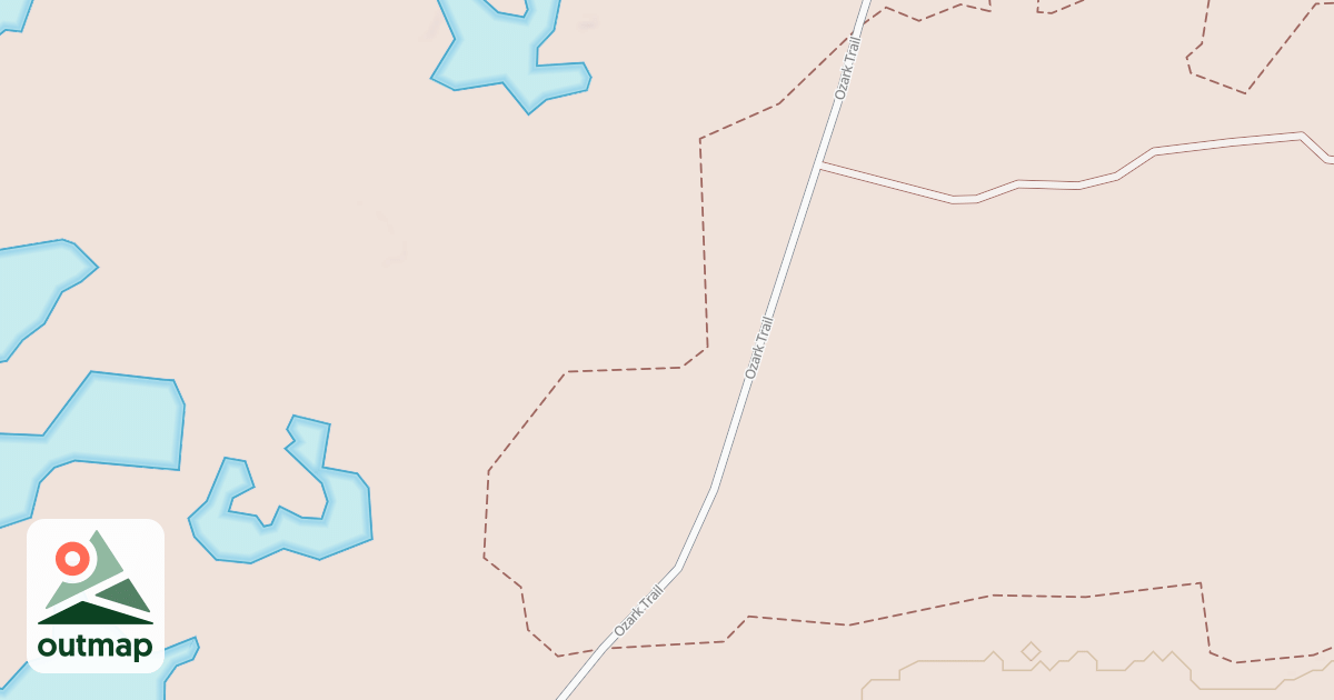 Map of Brevort-trout Lake Motorcycle Trail