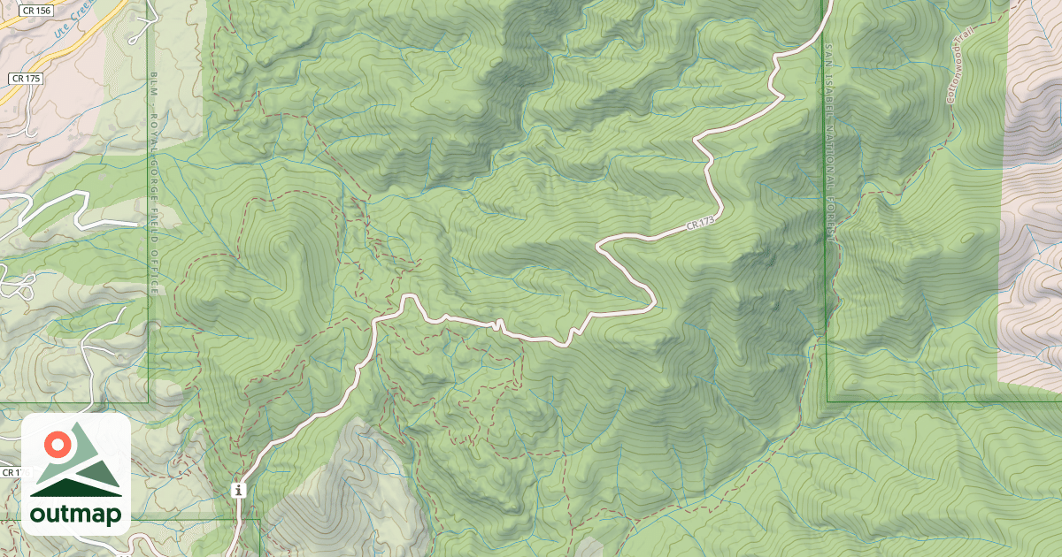 Map of BLM National GTLF Public Motorized Roads 782c075d-552d-4d18-a515-4cf3a43384a9