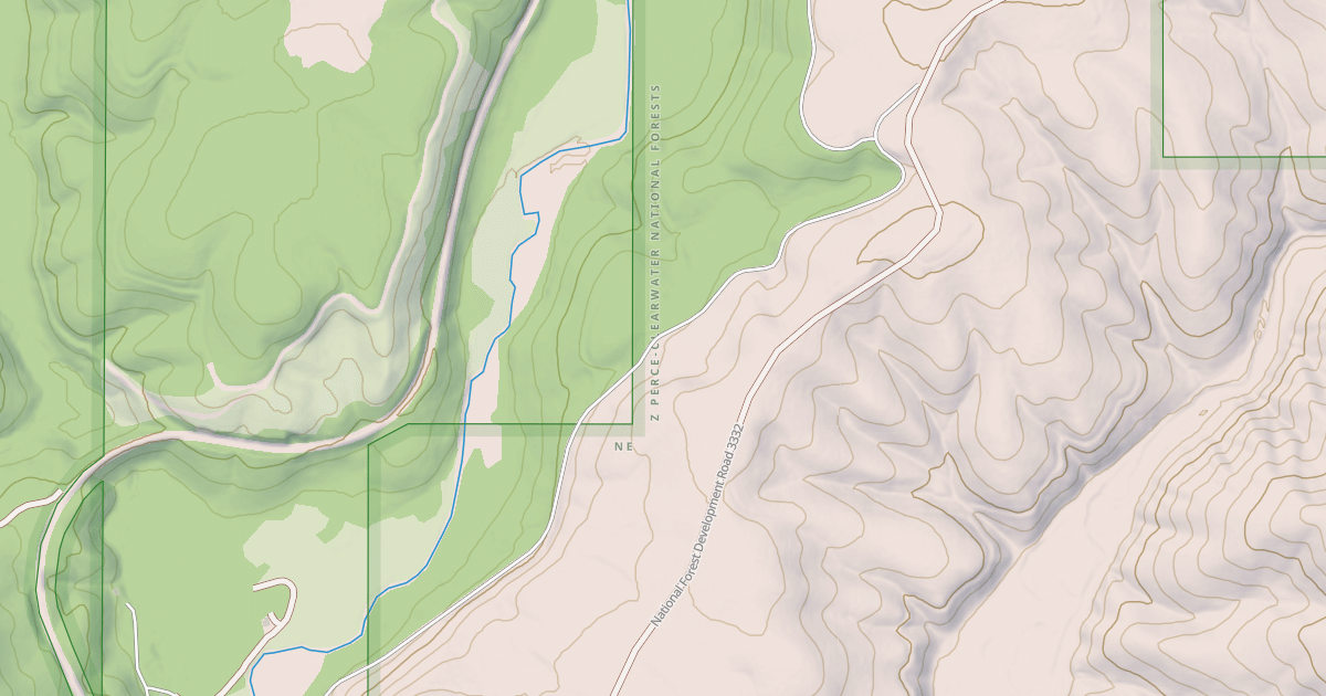 Map preview of POTLATCH RIVER