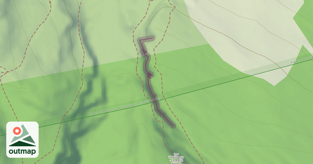 Map of Climbing Crag