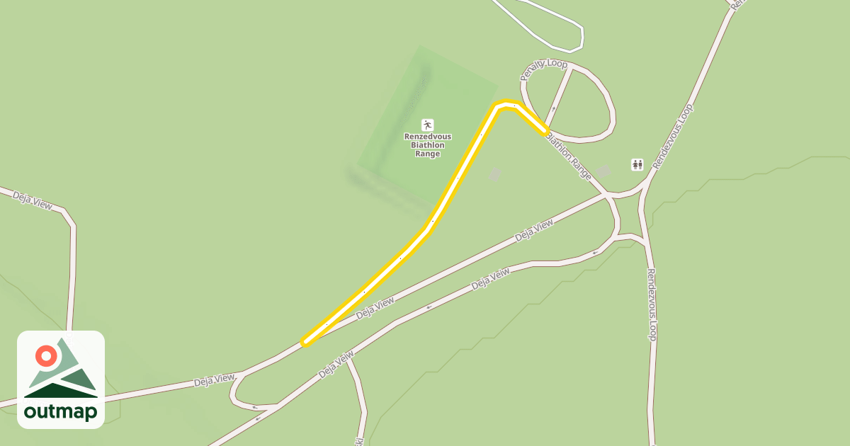 Map of Biathlon Range