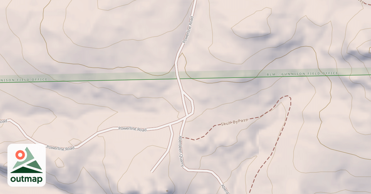 Map of BLM National GTLF Public Motorized Roads 4a179d56-04d5-4f02-b0b6-7f67acfc0f8c