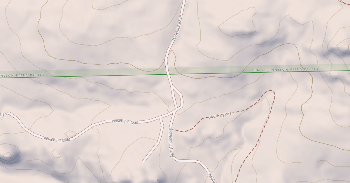 Map preview of BLM National GTLF Public Motorized Roads 4a179d56-04d5-4f02-b0b6-7f67acfc0f8c