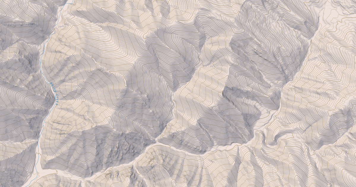Map preview of South Fork Rainey Creek