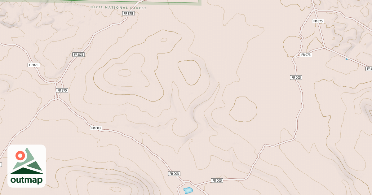 Map of USFS Motor Vehicle Use Map Roads {4BC0D77E-4905-43FA-95DE-9472710A5BB2}
