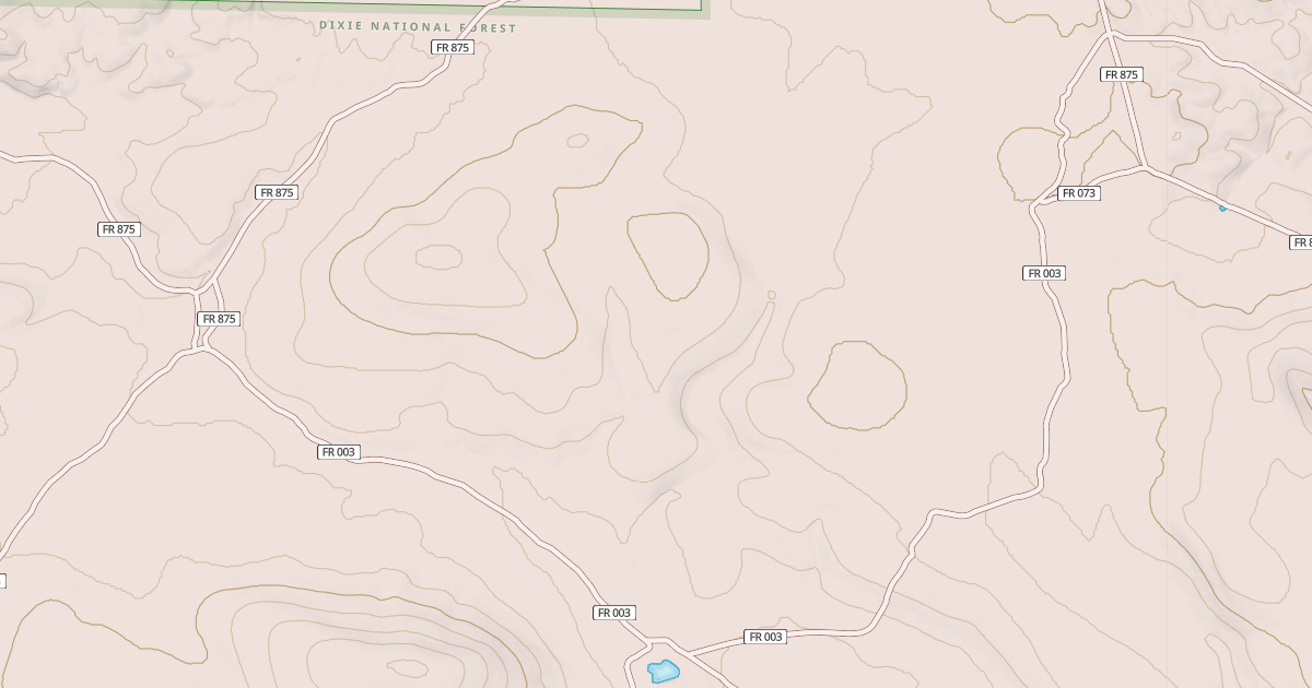 Map preview of USFS Motor Vehicle Use Map Roads {4BC0D77E-4905-43FA-95DE-9472710A5BB2}