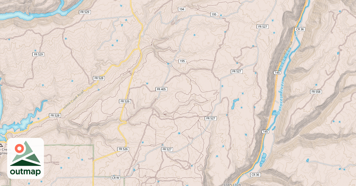 Map of BOGGY LOWER LOOP