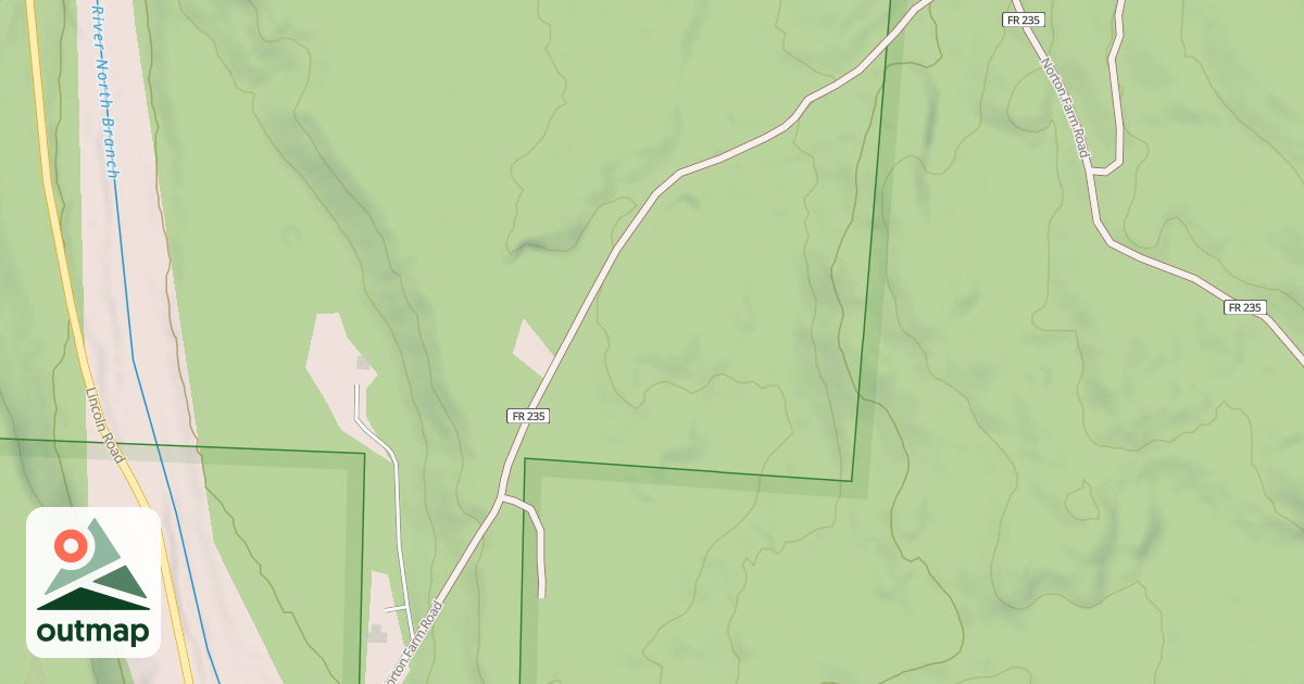 Map of HUNTLEY BROOK