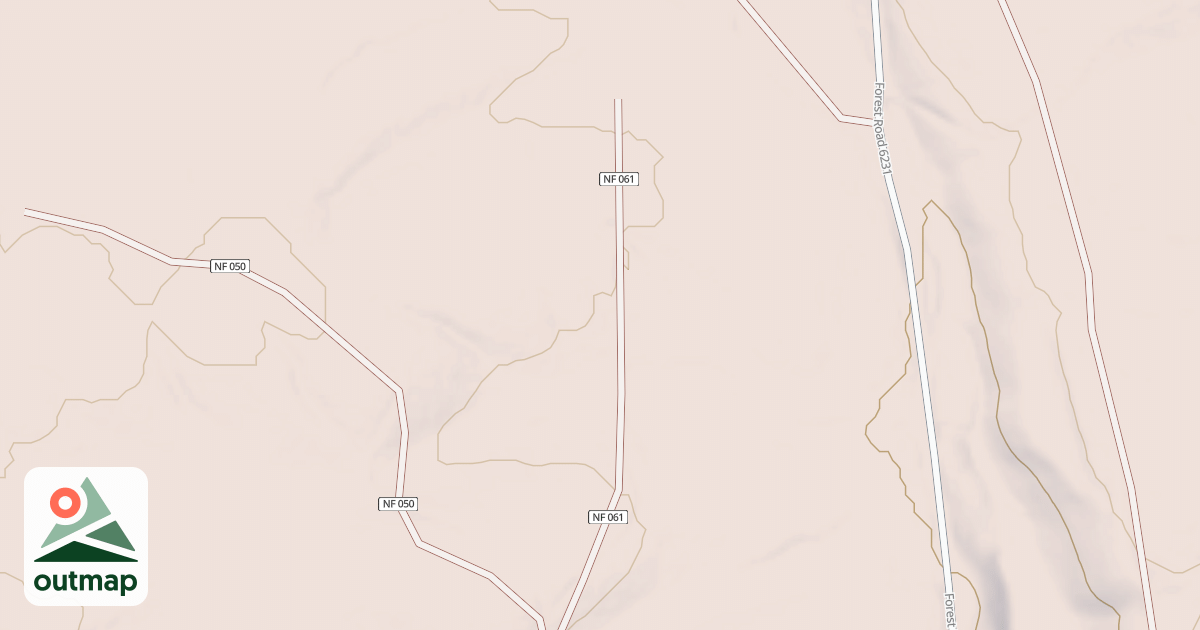 Map of USFS Motor Vehicle Use Map Trails 17712