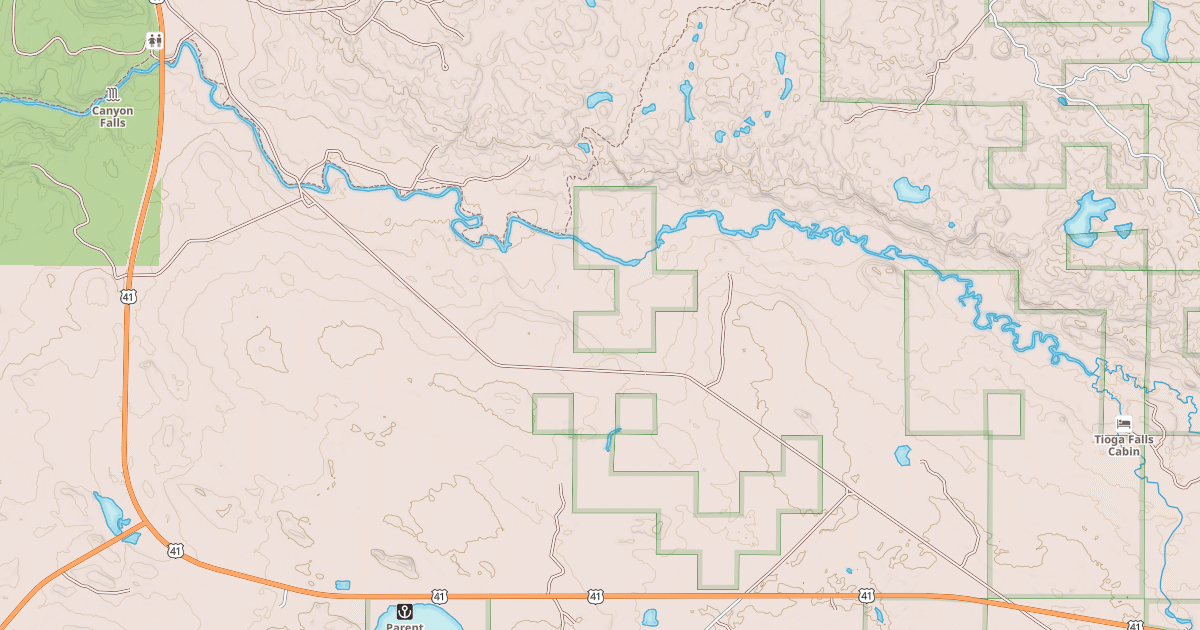 Map preview of North Country National Scenic Trail