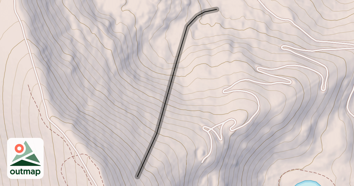 Map of Downhill Run