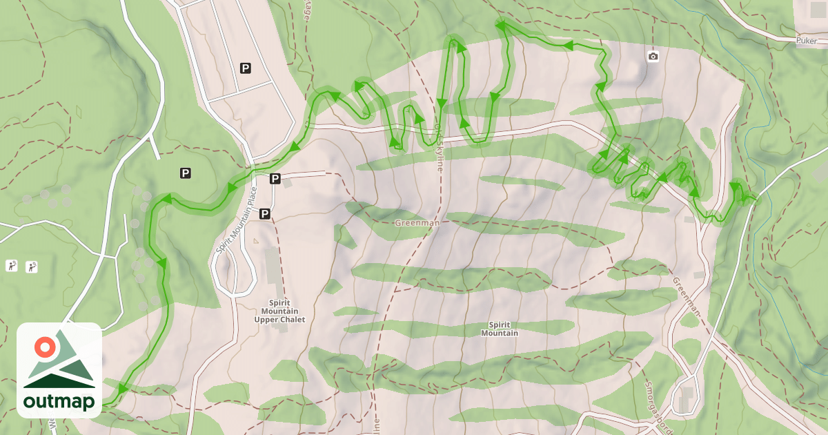 Map of All-Weather Trail