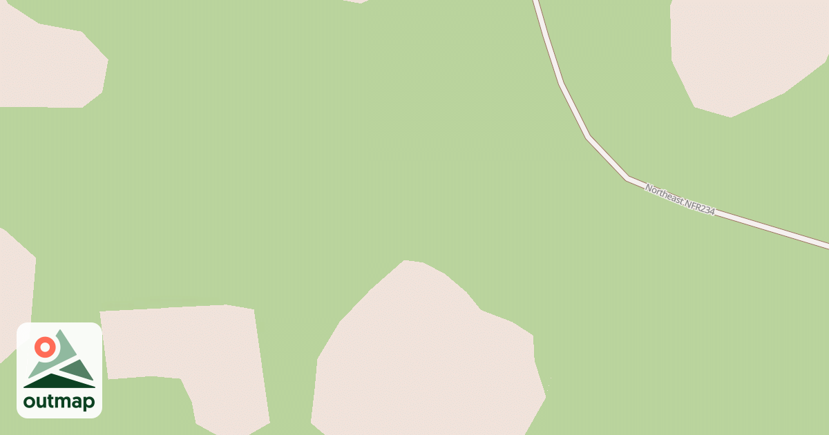 Map of USFS Motor Vehicle Use Map Roads {A2B755CE-28AF-40ED-A082-B4539552B1CE}