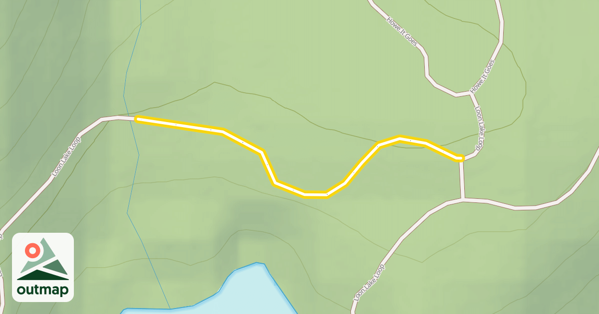 Map of Loon Lake Loop