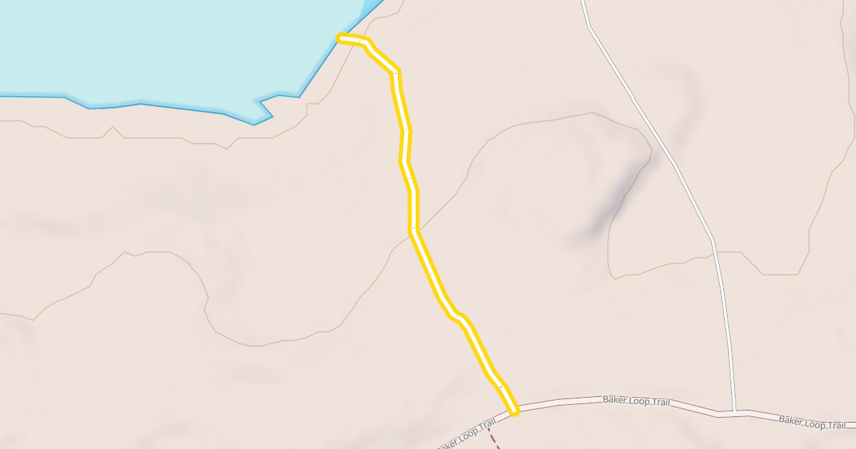 Map preview of Mountain Brook Trail