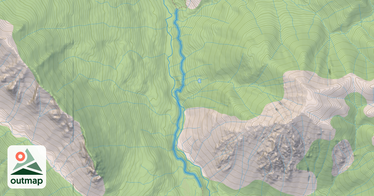 Map of Gun Creek Trail