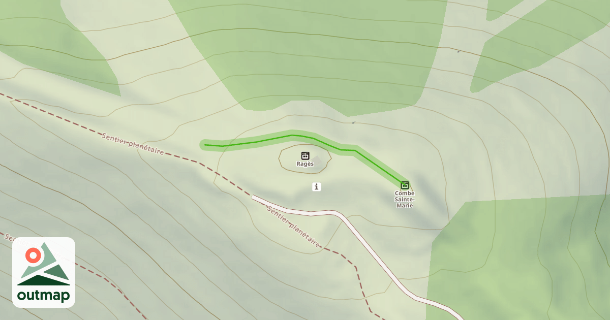 Map of Crêtes