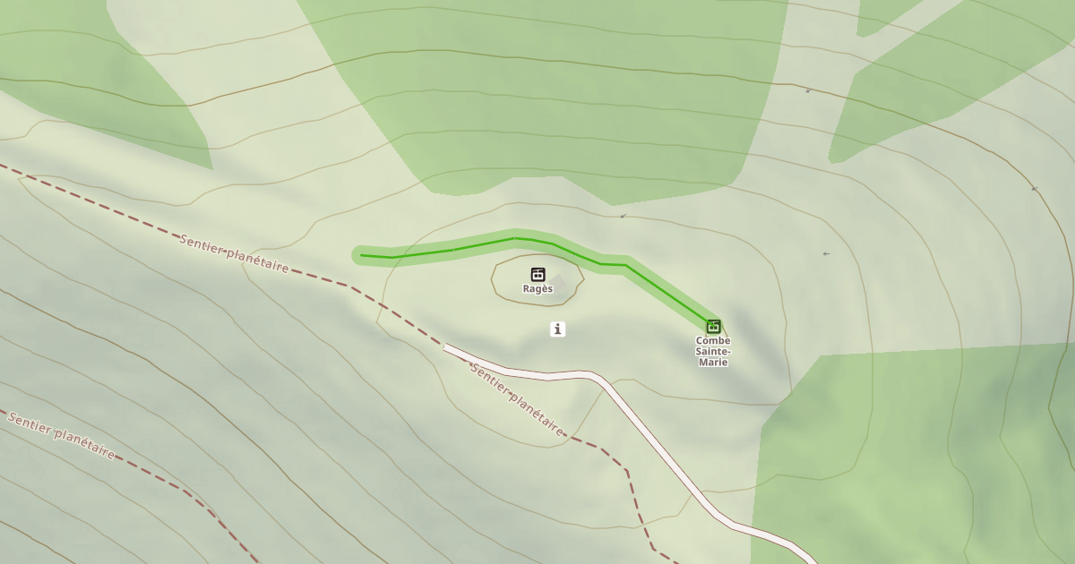 Map preview of Crêtes