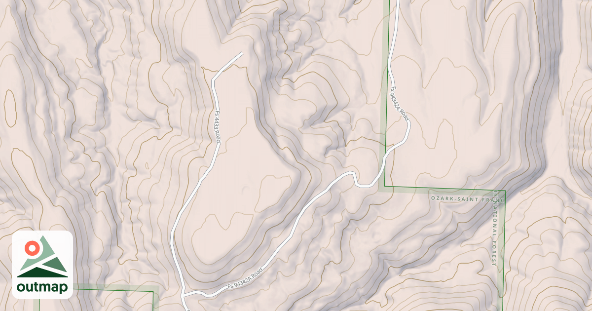 Map of USFS Motor Vehicle Use Map Roads {5ABCAB3F-E643-43C9-A279-9FF3055D0114}